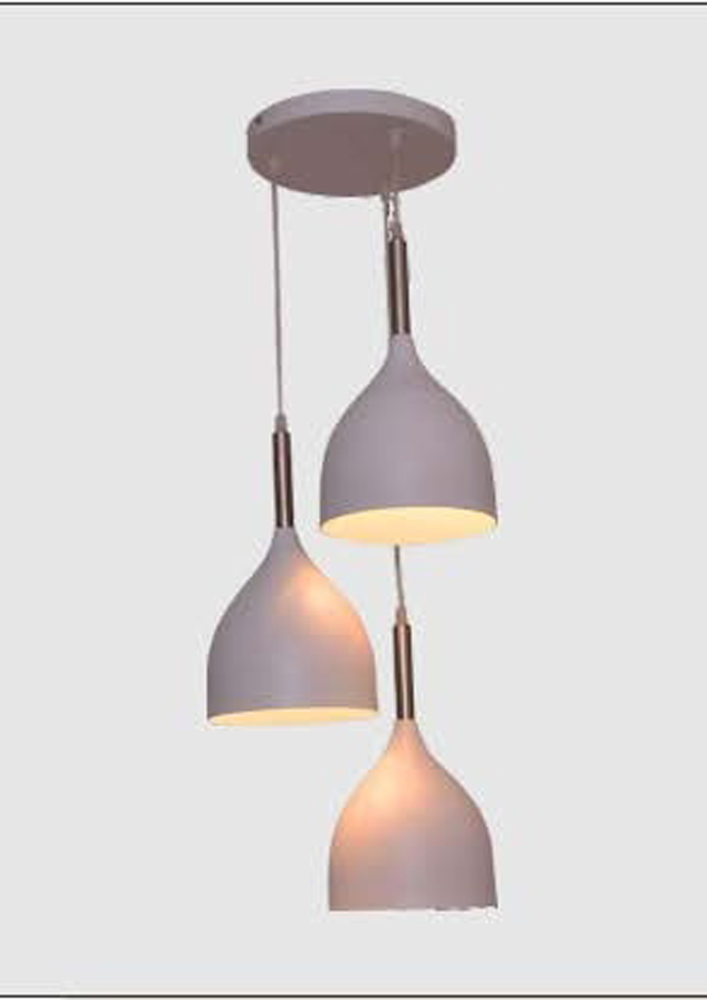 Beyond Lights - White Pendant Lamp- GL